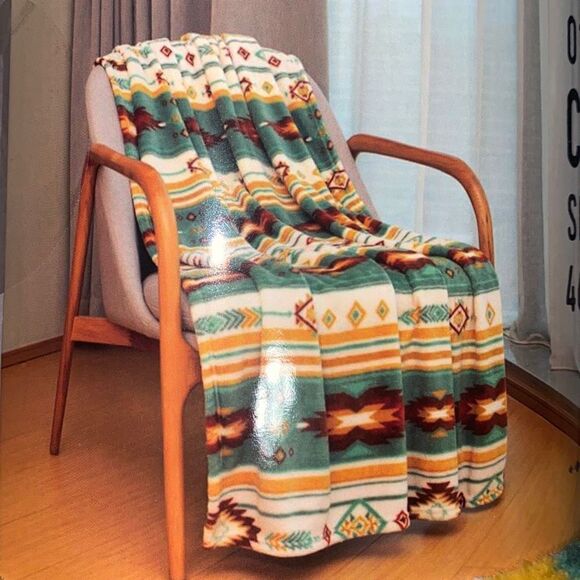 Coral Fleece Throw Blanket - Picture 5 of 8